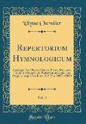 Repertorium Hymnologicum, Vol. 4