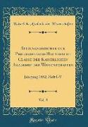 Sitzungsberichte der Philosophisch-Historische Classe der Kaiserlichen Akademie der Wissenschaften, Vol. 8