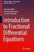Introduction to Fractional Differential Equations