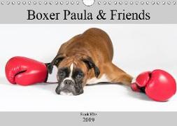 Boxerhündin Paula and Friends (Wandkalender 2019 DIN A4 quer)