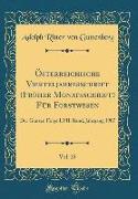 Österreichische Vierteljahresschrift (Früher Monatsschrift) Für Forstwesen, Vol. 25