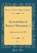 Ausgewählte Reden Mirabeau's, Vol. 1