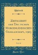 Zeitschrift der Deutschen Morgenländischen Gesellschaft, 1905, Vol. 59 (Classic Reprint)