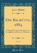 Die Bauhütte, 1884, Vol. 27