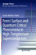 Fermi Surface and Quantum Critical Phenomena of High-Temperature Superconductors