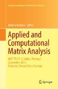 Applied and Computational Matrix Analysis