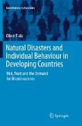 Natural Disasters and Individual Behaviour in Developing Countries