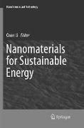 Nanomaterials for Sustainable Energy