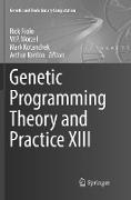 Genetic Programming Theory and Practice XIII