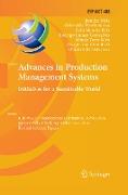 Advances in Production Management Systems. Initiatives for a Sustainable World