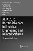 AETA 2016: Recent Advances in Electrical Engineering and Related Sciences