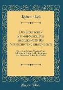Die Deutschen Stammbücher Des Sechzehnten Bis Neunzehnten Jahrhunderts
