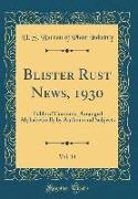 Blister Rust News, 1930, Vol. 14