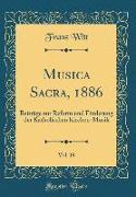 Musica Sacra, 1886, Vol. 19