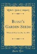 Buist's Garden Seeds