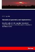 Elements of geometry and trigonometry