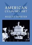 American Culinary Art: (Cooklore Reprint)