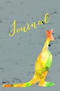 Journal: Känguru Notizbuch Mit 110 Linierten Seiten ALS Journal Notebook Und Tagebuch Zu Verwenden