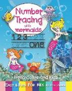 Number Tracing with Mermaids: Preschoolers Fun for Kids Counting Number 1-20 with Mermaids