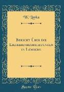 Bericht Über die Erdbebenbeobachtungen in Lemberg (Classic Reprint)