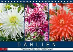 Dahlien - Prachtvolle Blüten des Spätsommers (Tischkalender 2019 DIN A5 quer)