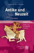Antike und Neuzeit / Antike und europäische Literatur