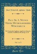 Paul Fr. A. Nitsch Neues Mythologisches Wörterbuch, Vol. 1 of 2