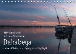 Stilvolles Segeln auf dem Nil mit einer Dahabeya - Leises Gleiten von Highlight zu Highlight (Tischkalender 2019 DIN A5 quer)