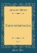 Erinnerungen, Vol. 2 (Classic Reprint)