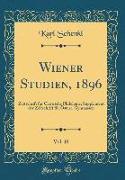 Wiener Studien, 1896, Vol. 18