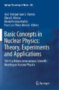 Basic Concepts in Nuclear Physics: Theory, Experiments and Applications