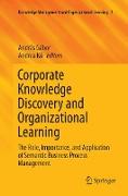 Corporate Knowledge Discovery and Organizational Learning