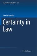 Certainty in Law
