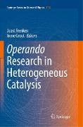 Operando Research in Heterogeneous Catalysis