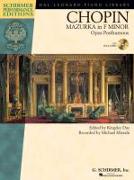 Chopin: Mazurka in F Minor, Opus Posthumous [With CD (Audio)]