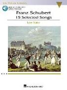 Franz Schubert - 15 Selected Songs (Low Voice) Book/Online Audio [With 2cds]