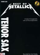 Best of Metallica for Tenor Sax: 12 Solo Arrangements with Online Audio [With CD (Audio)]