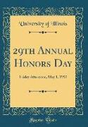 29th Annual Honors Day