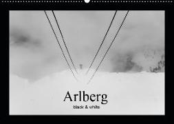 Arlberg black and white (Wandkalender 2019 DIN A2 quer)