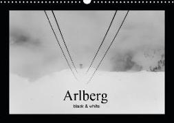 Arlberg black and white (Wandkalender 2019 DIN A3 quer)