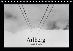 Arlberg black and white (Tischkalender 2019 DIN A5 quer)
