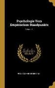 Psychologie Vom Empirischen Standpunkte, Volume 1