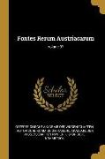 Fontes Rerum Austriacarum, Volume 37