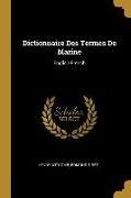 Dictionnaire Des Termes de Marine: English-French