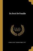 Du Droit de Famille