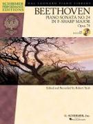 Beethoven: Sonata No. 24 in F-Sharp Major, Opus 78 [With CD (Audio)]