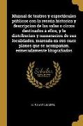 Manual de teatros y espectáculos públicos con la reseña historica y descripcion de las salas o circos destinados á ellos, y la distribucion y numeraci