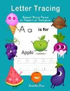 Letter Tracing: Essential Writing Practice for Preschool and Kindergarten, Ages 3-5, A to Z Cute Illustrations (Handwriting Workbook)