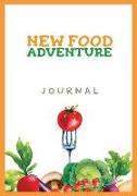 New Food Adventure Journal: Food Tasting Log Book