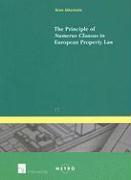 The Principle of Numerus Clausus in European Property Law